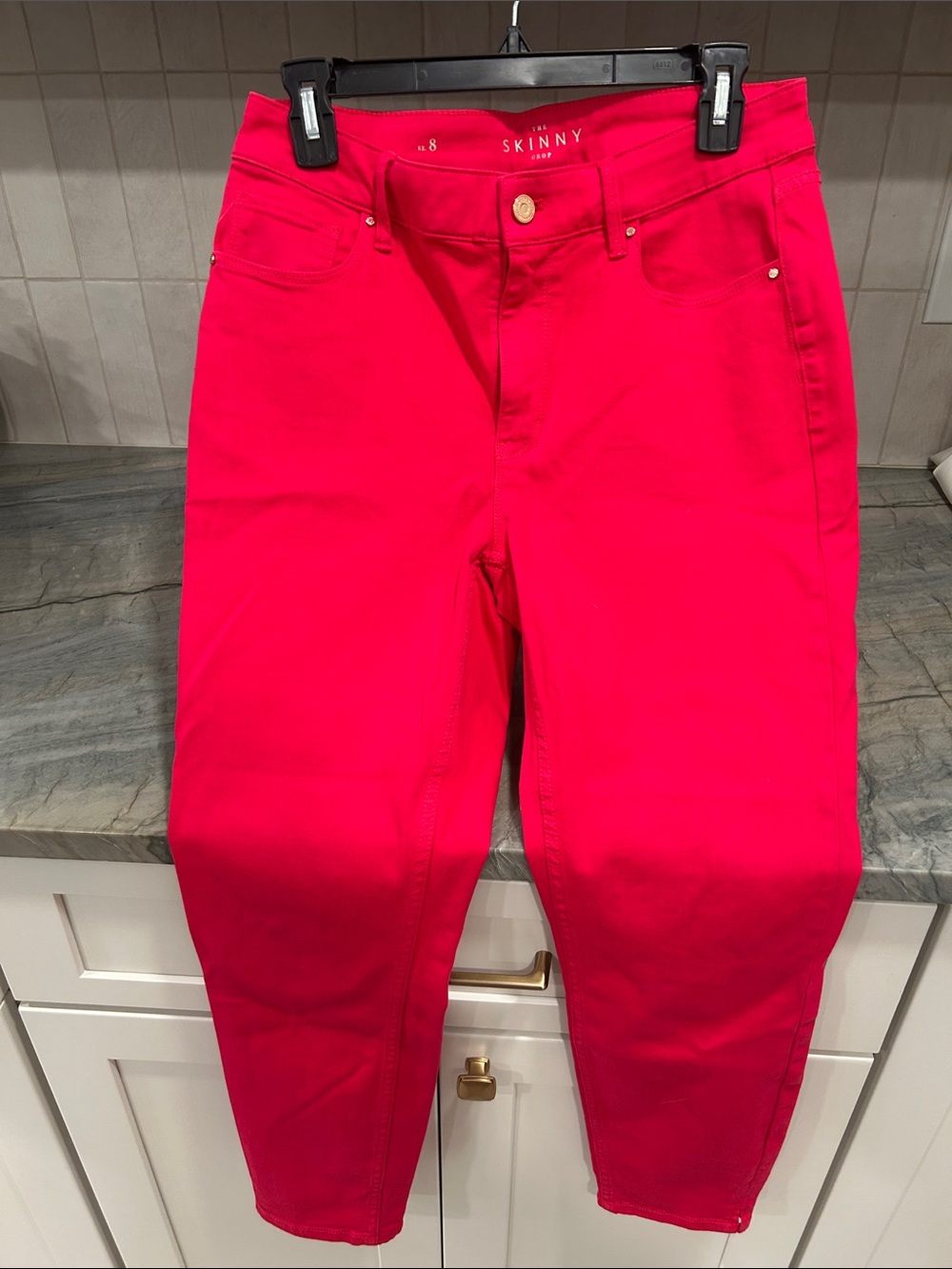 White House Black Market Hot Pink Skinny Jeans
